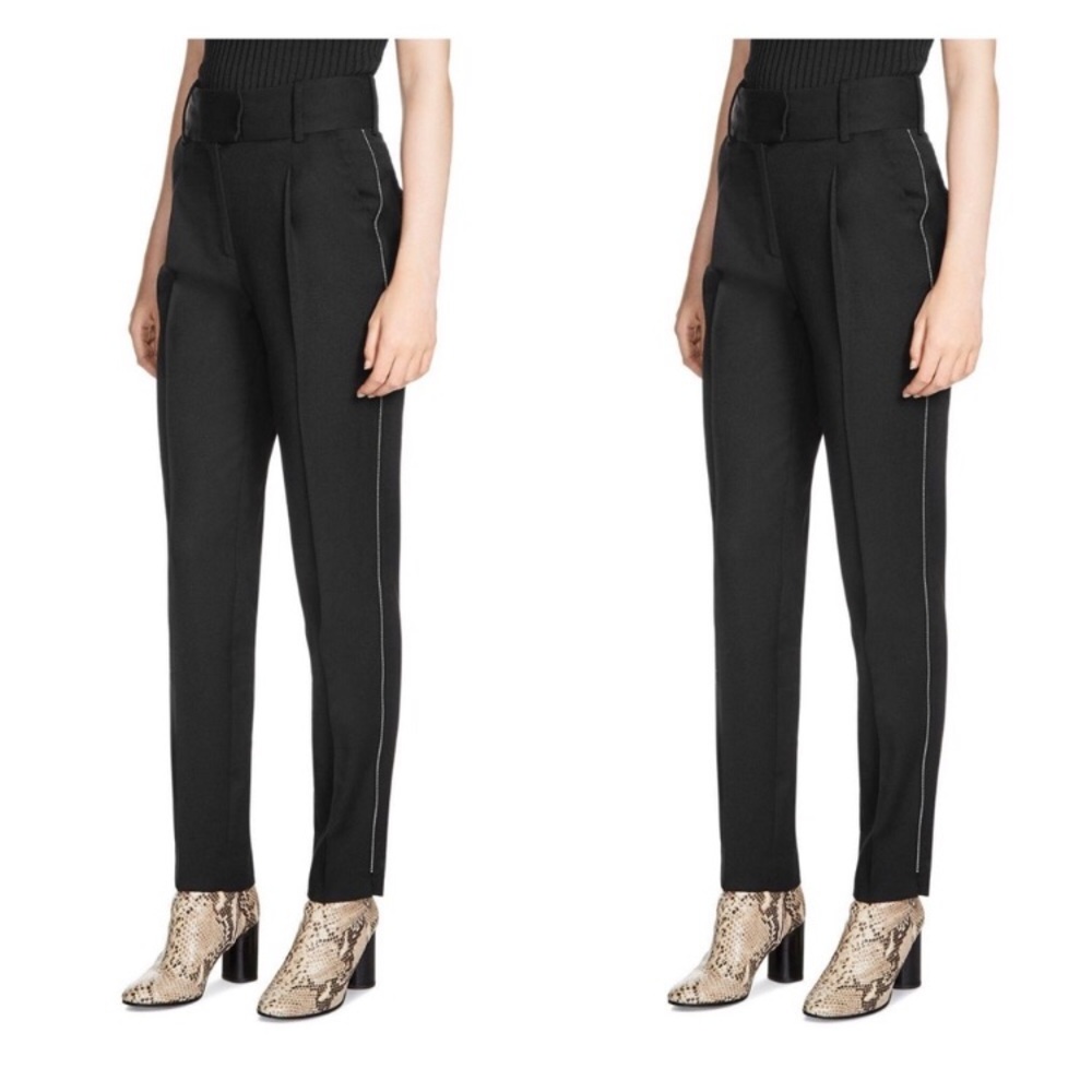 Maje Zipper-detail Trousers